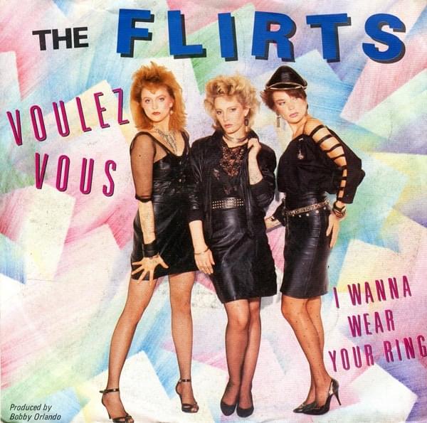 Album cover art for "Voulez Vous" by The Flirts