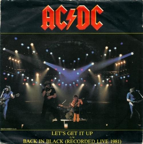 Album cover art for "Let’s Get It Up" by AC/DC