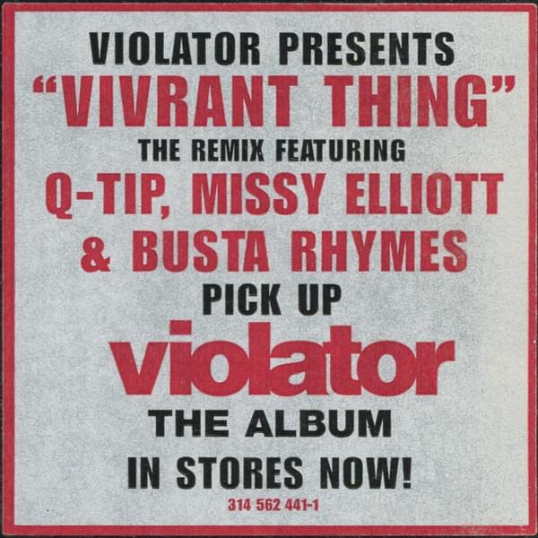Album cover art for "Vivrant Thing (Remix)" by Q-Tip
