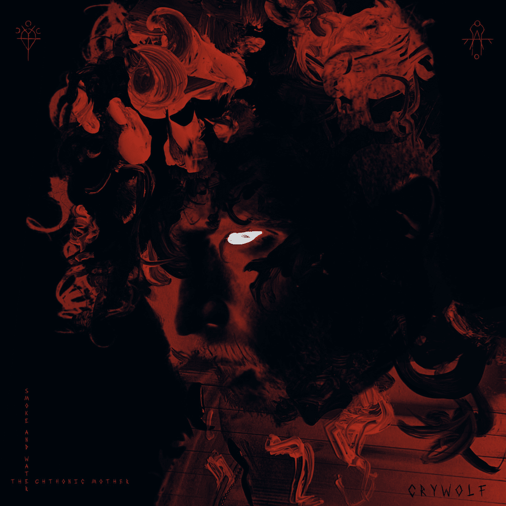 Album cover art for "SMOKE AND WATER [the chthonic mother]" by Crywolf