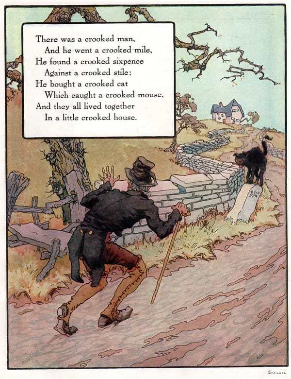 Album cover art for "There Was a Crooked Man" by James Orchard Halliwell