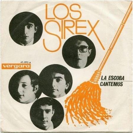 Album cover art for "La escoba" by Los sirex