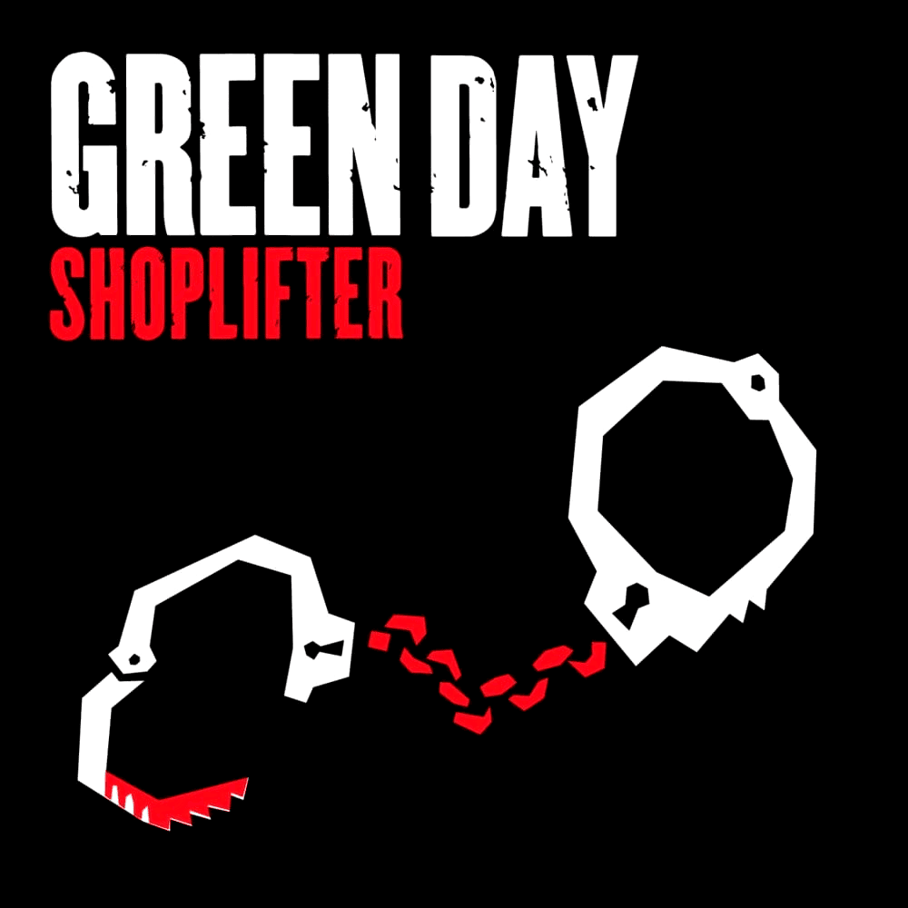 Album cover art for "Shoplifter" by Green Day