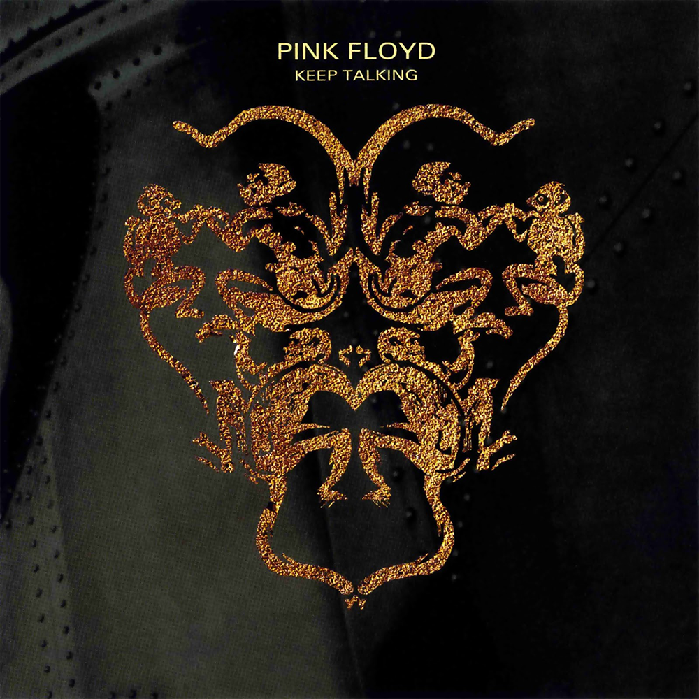 Album cover art for "Keep Talking" by Pink Floyd & Stephen Hawking