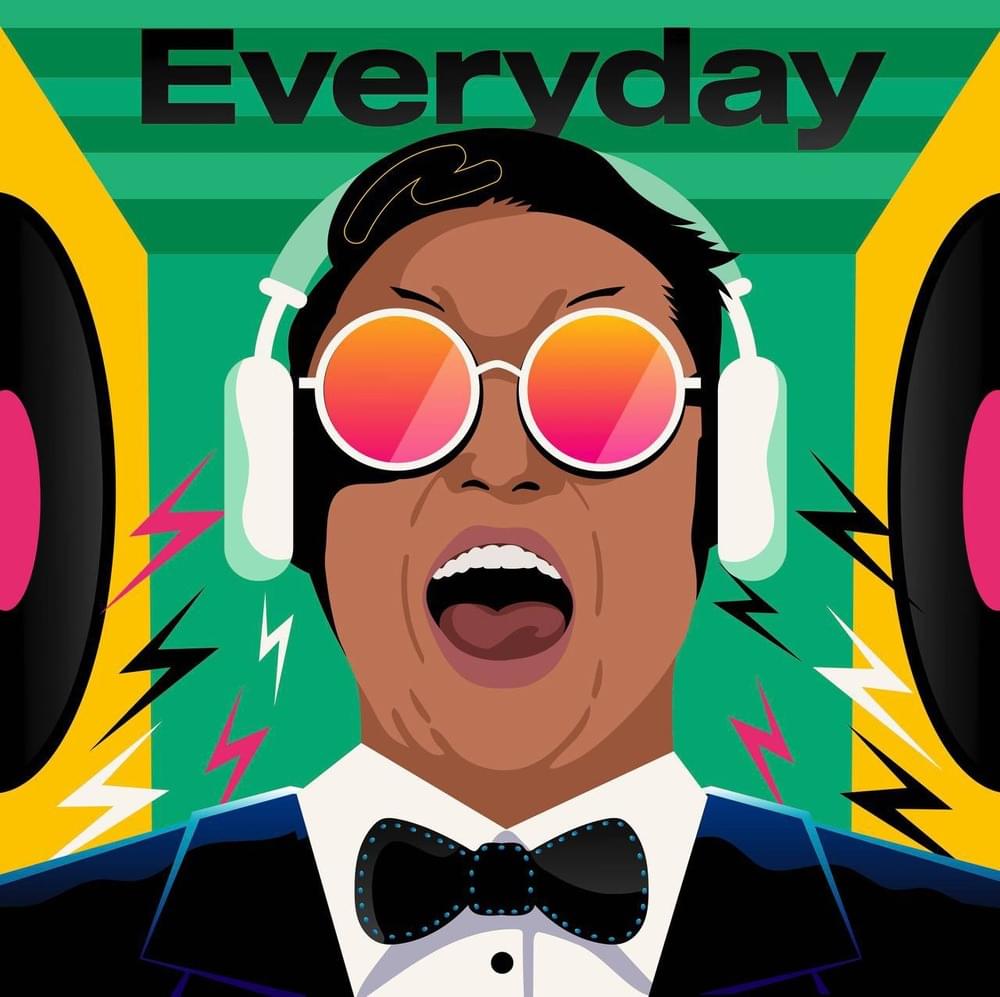 Album cover art for "Everyday" by PSY