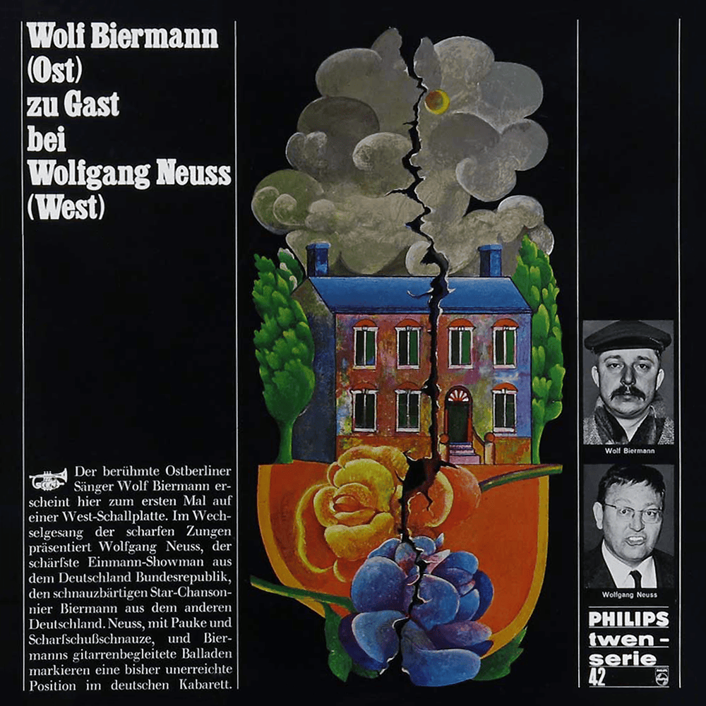 Album cover art for "Kunststück" by Wolf Biermann