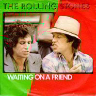 Album cover art for "Waiting On a Friend" by The Rolling Stones