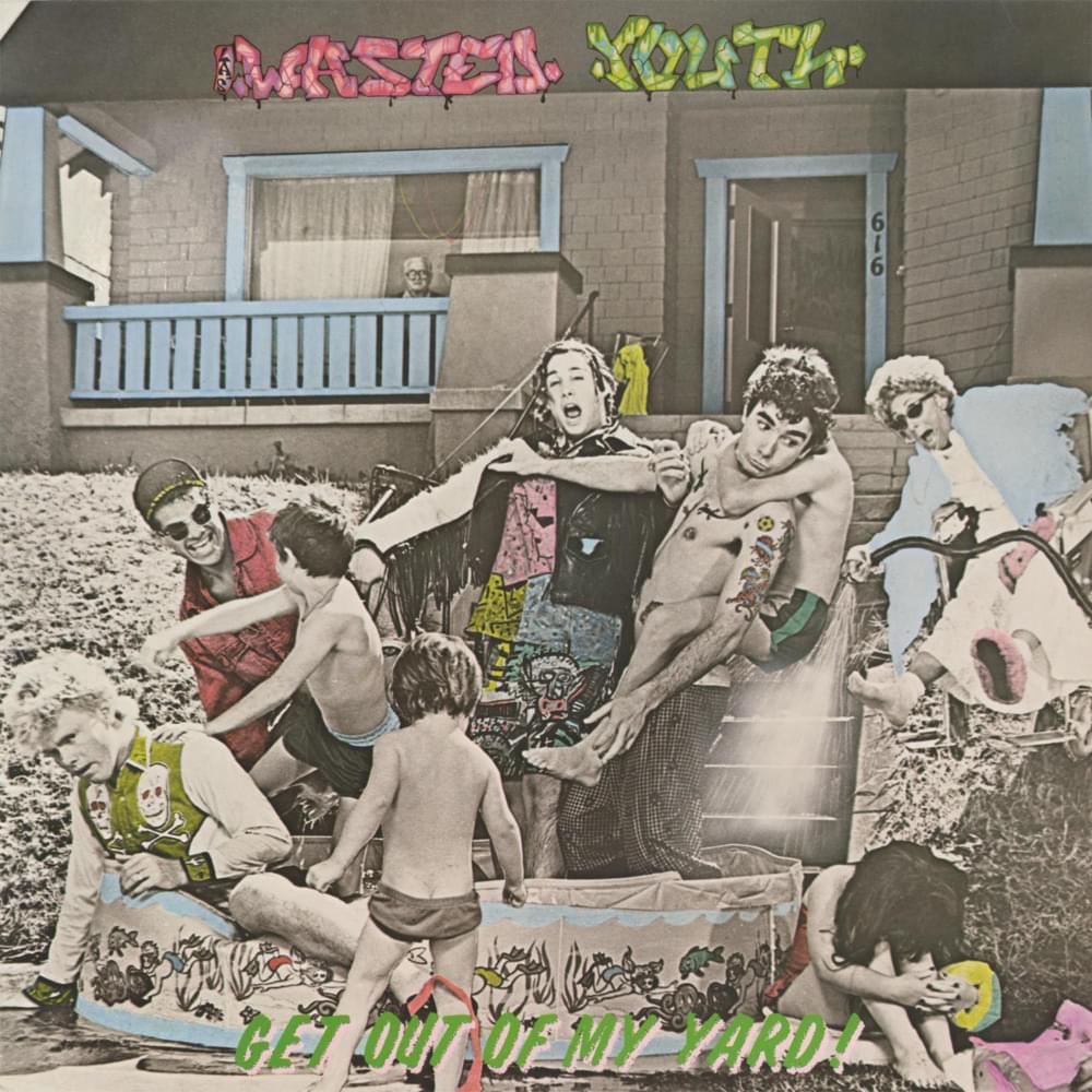 Album cover art for "Young And Bored" by Wasted Youth