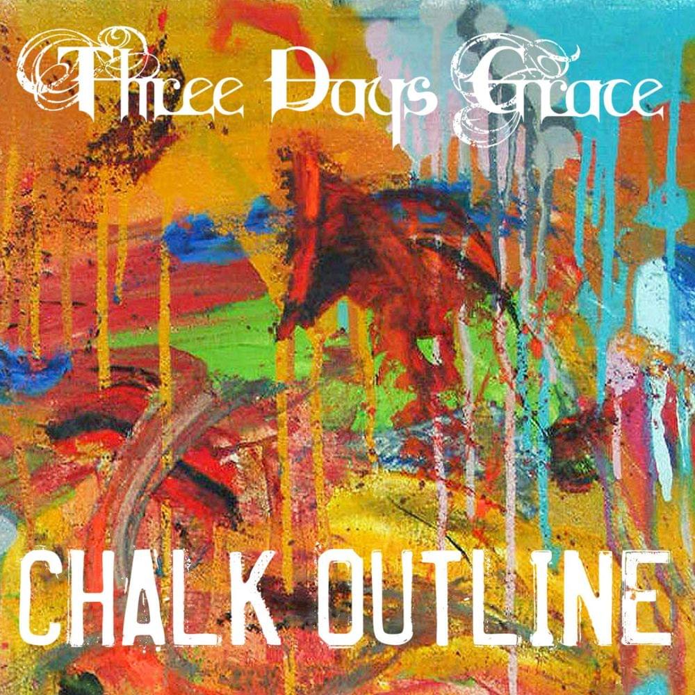 Album cover art for "Chalk Outline" by Three Days Grace