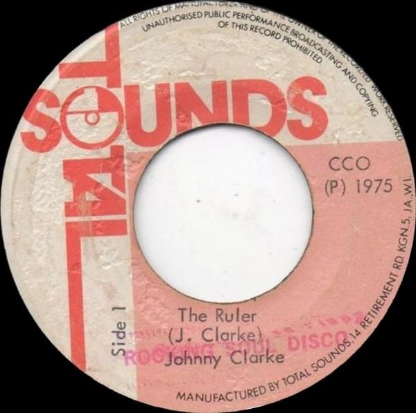 Album cover art for "The Ruler (Cold I Up)" by Johnny Clarke
