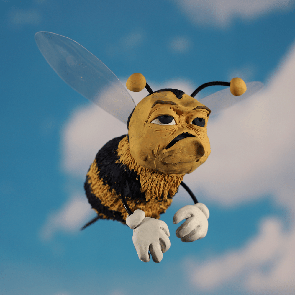 Album cover art for "BEESWAX" by hard life