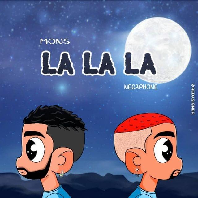 Album cover art for "La La La" by NegaPhone & Mons