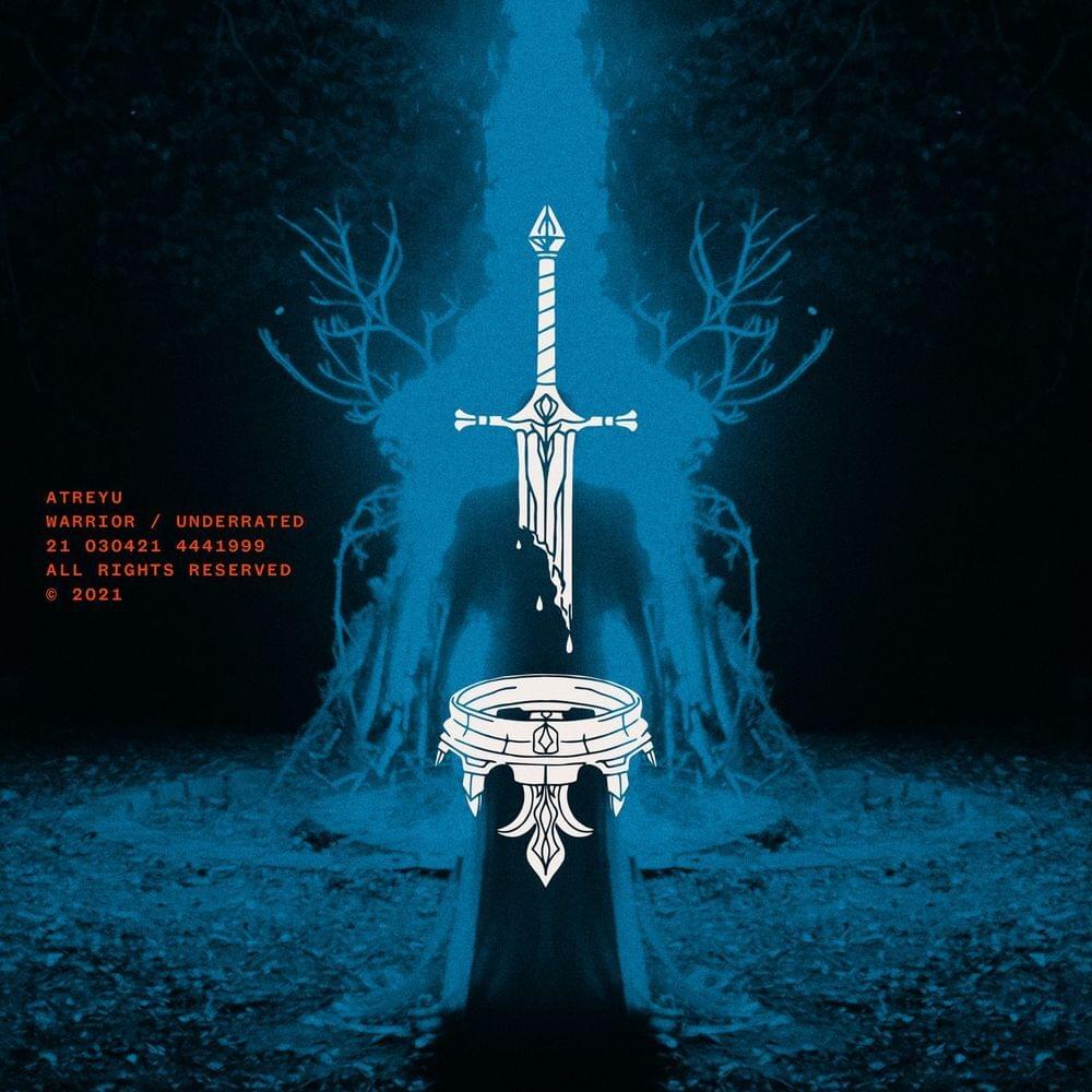 Album cover art for "Warrior" by Atreyu & Travis Barker