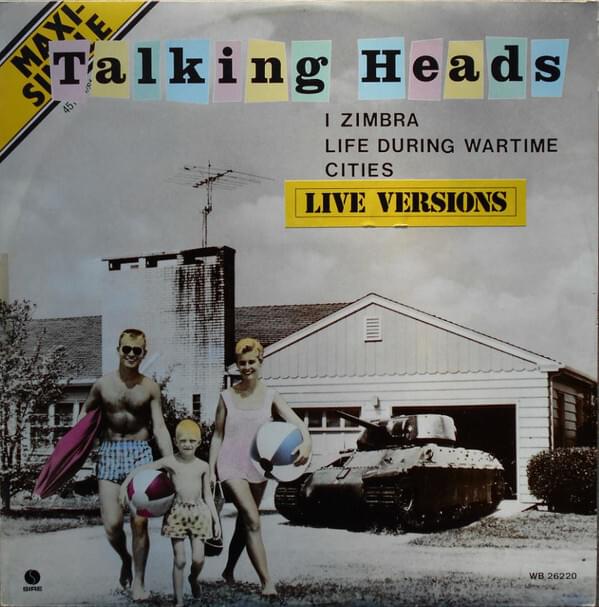 Album cover art for "I Zimbra (12" Version)" by Talking Heads