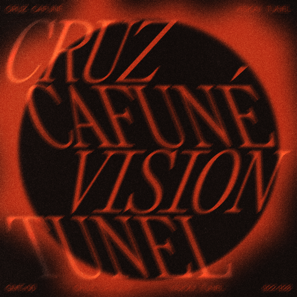 Album cover art for "VISIÓN TÚNEL" by Cruz Cafuné