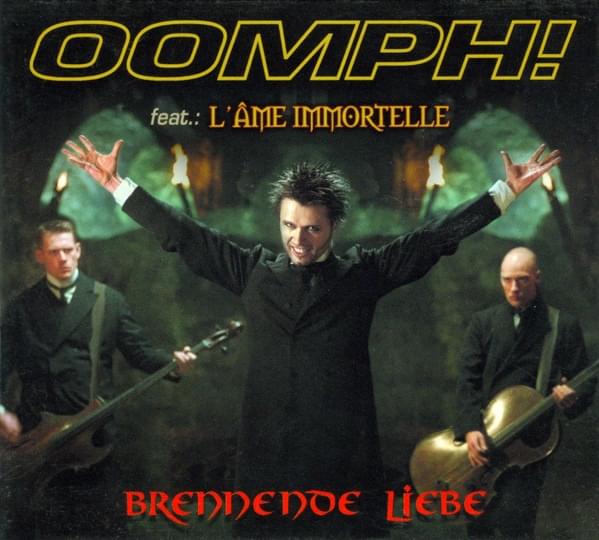 Album cover art for "Brennende Liebe" by OOMPH! & L’Âme Immortelle
