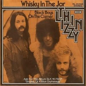 Album cover art for "Black Boys on the Corner" by Thin Lizzy