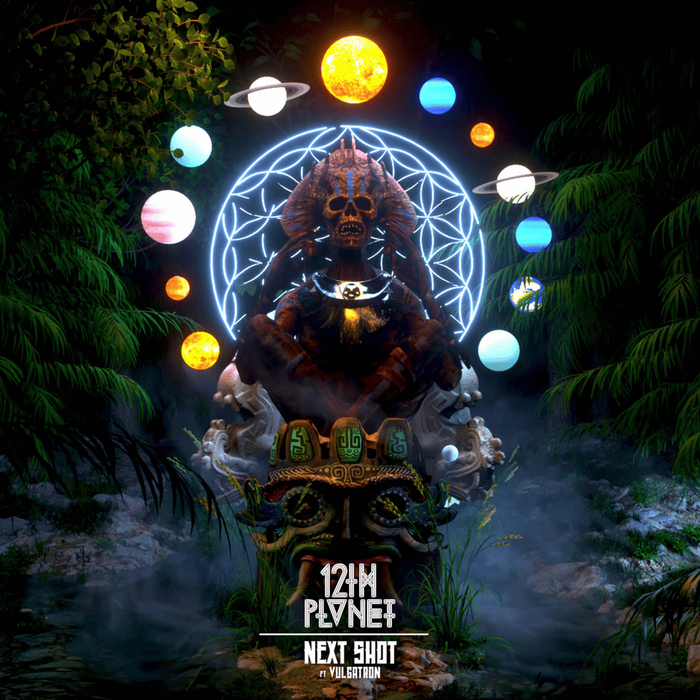 Album cover art for "Next Shot" by 12th Planet & Vulgatron