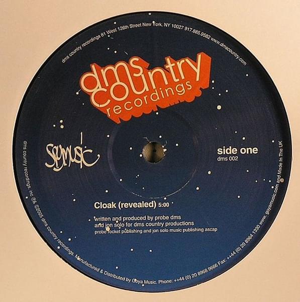 Album cover art for "Cloak" by SpyMusic