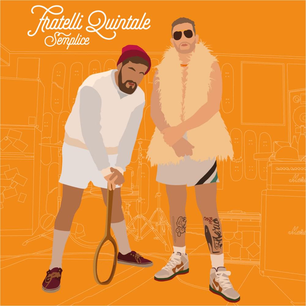 Album cover art for "Semplice" by Fratelli Quintale