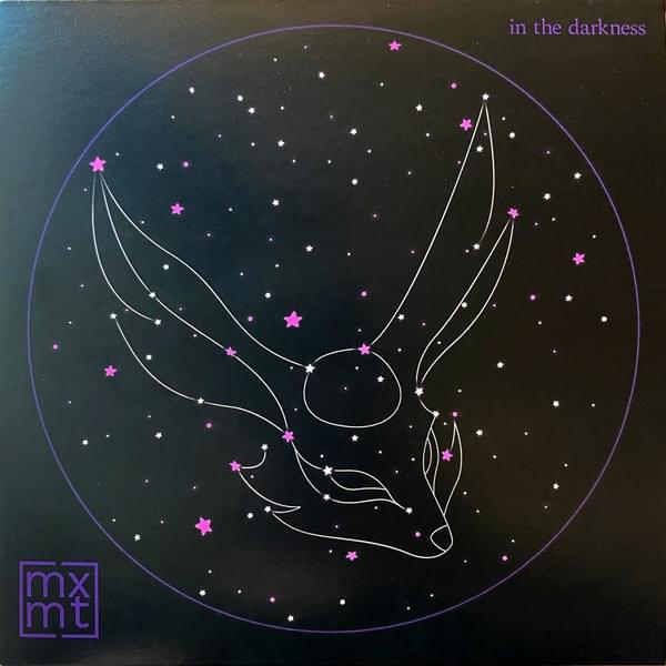 Album cover art for "in the darkness" by mxmtoon