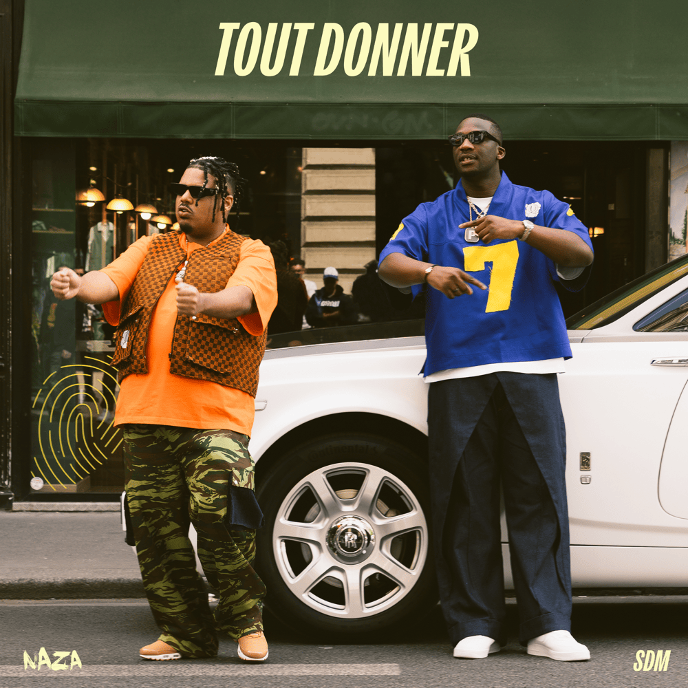 Album cover art for "Tout donner" by Naza & SDM