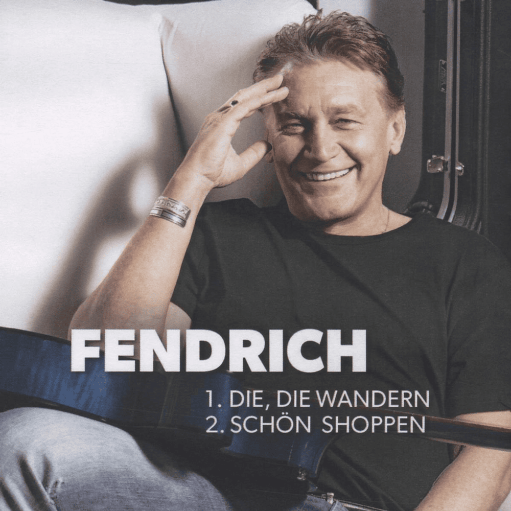 Album cover art for "Schön shoppen" by Rainhard Fendrich