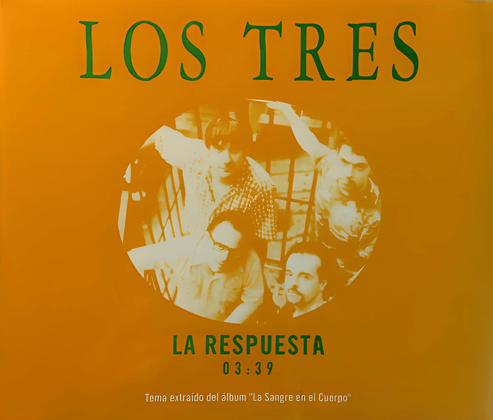 Album cover art for "La Respuesta" by Los Tres