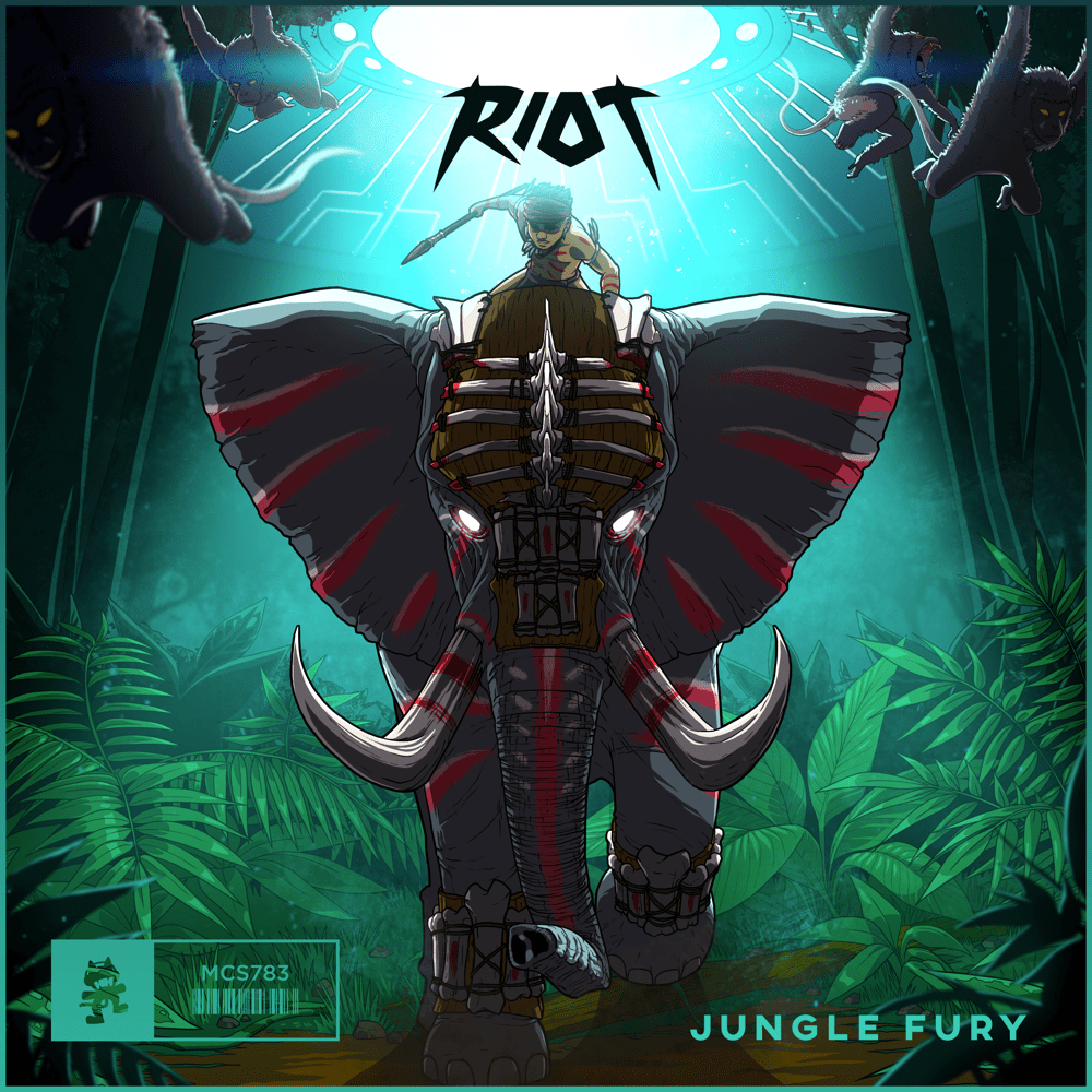 Album cover art for "Jungle Fury" by RIOT (EDM)