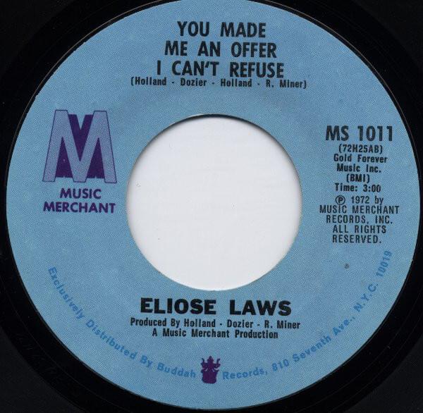 Album cover art for "You Made Me An Offer I Can’t Refuse" by Eloise Laws