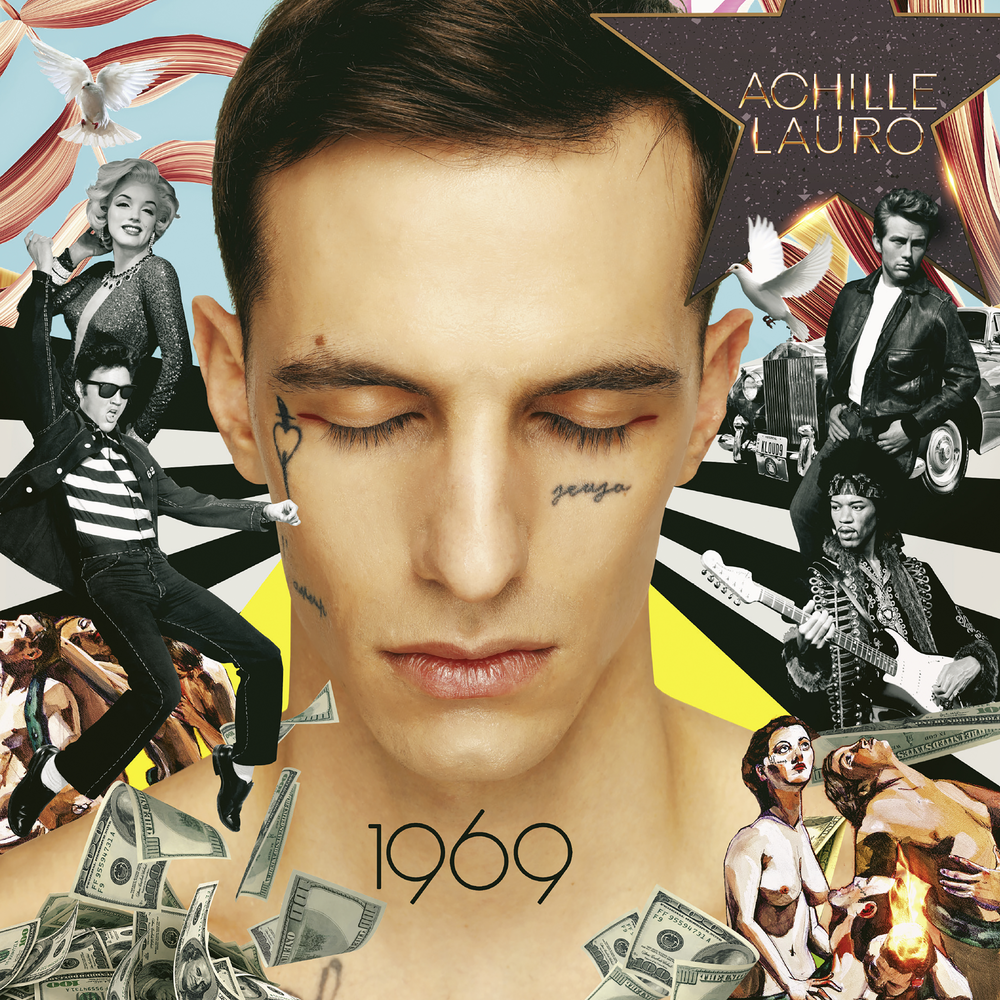 Album cover art for "Roma" by Achille Lauro & Simon P