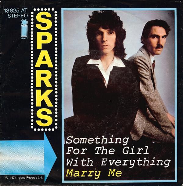 Album cover art for "Something for the Girl with Everything" by Sparks