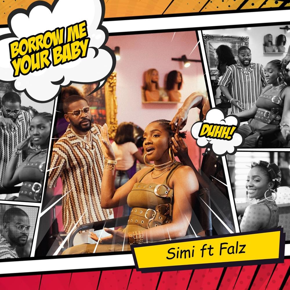 Album cover art for "Borrow Me Your Baby" by Simi & Falz