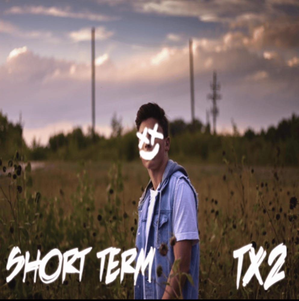 Album cover art for "Short Term" by TX2 & ​​​b​ r​ a​ s​ h