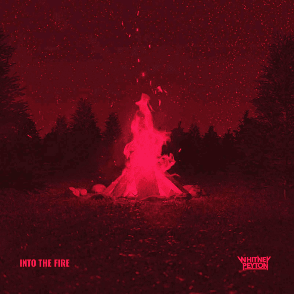 Album cover art for "Into the Fire" by Whitney Peyton