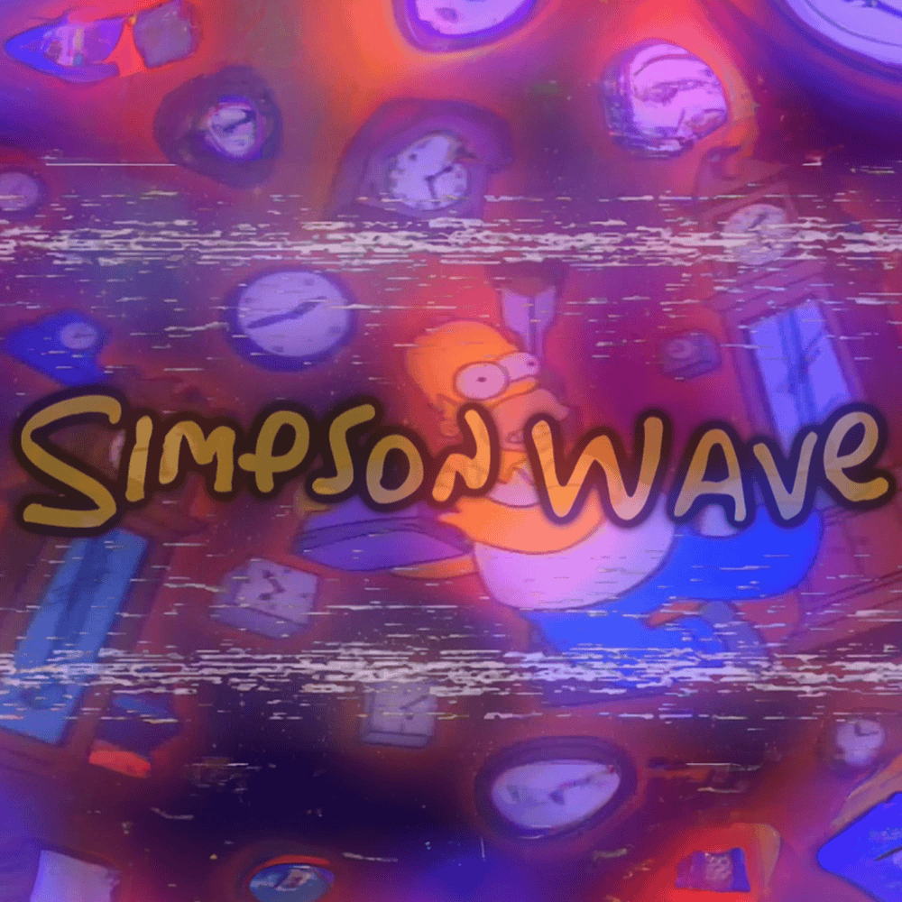 Album cover art for "SimpsonWave1995" by FrankJavCee