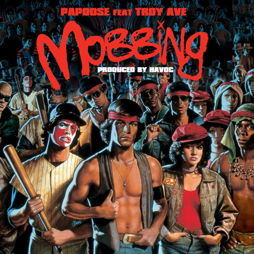 Album cover art for "Mobbing" by Papoose & Troy Ave