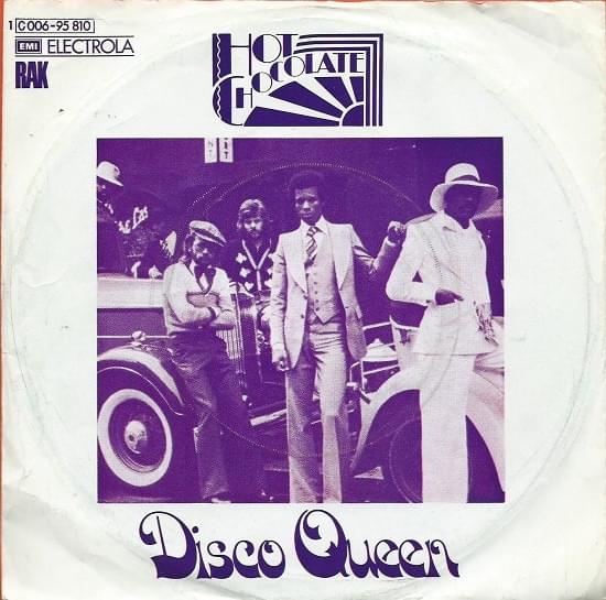Album cover art for "Disco Queen" by Hot Chocolate