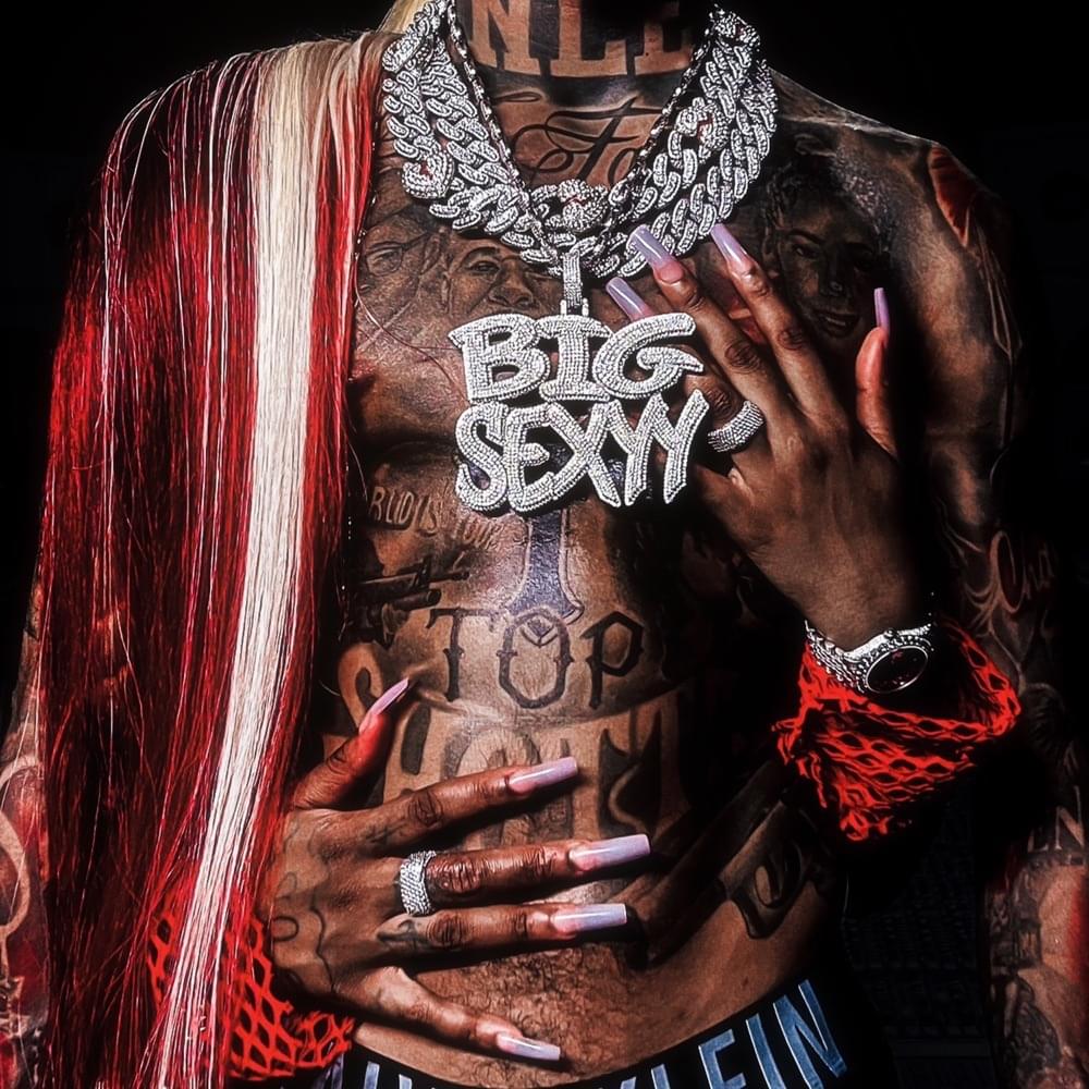 Album cover art for "SLUT ME OUT (Remix)" by NLE Choppa & Sexyy Red