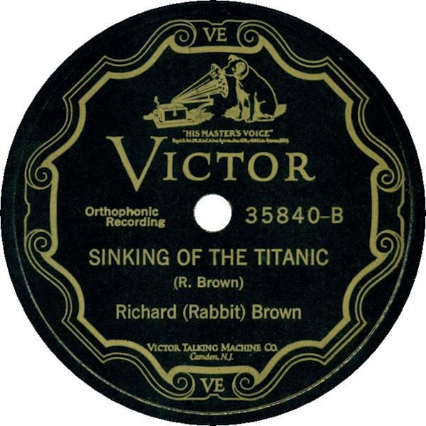 The Sinking Of The Titanic by Richard Rabbit Brown