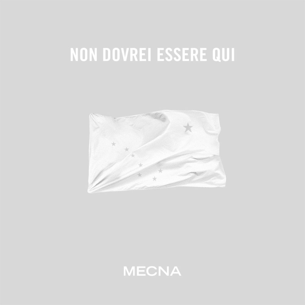 Album cover art for "Non dovrei essere qui" by Mecna