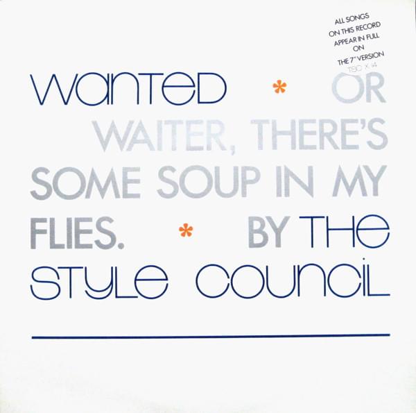 Album cover art for "Wanted" by The Style Council