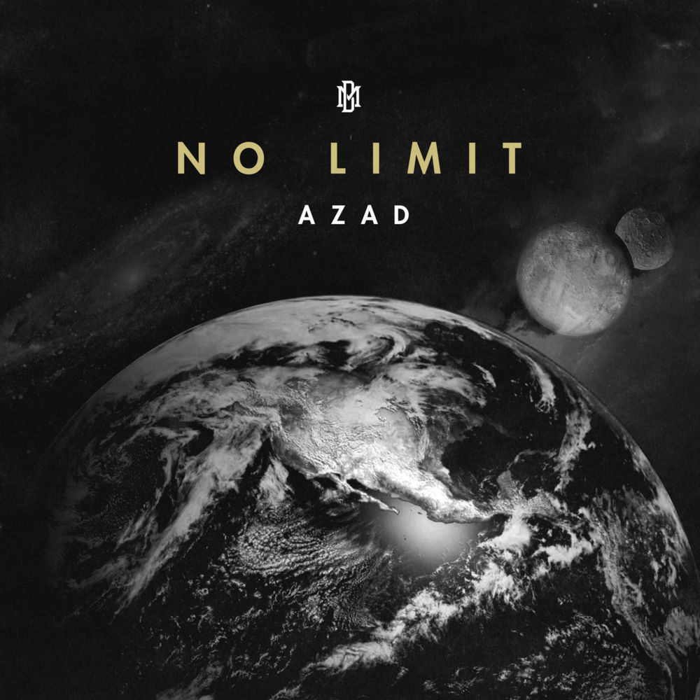 Album cover art for "No Limit" by Azad