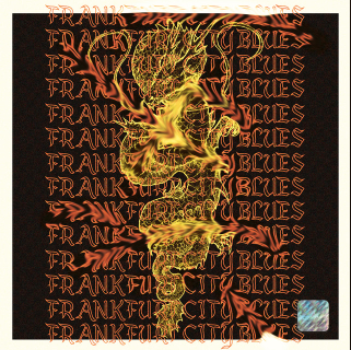 Album cover art for "FRANKFURT CITY BLUES" by reezy