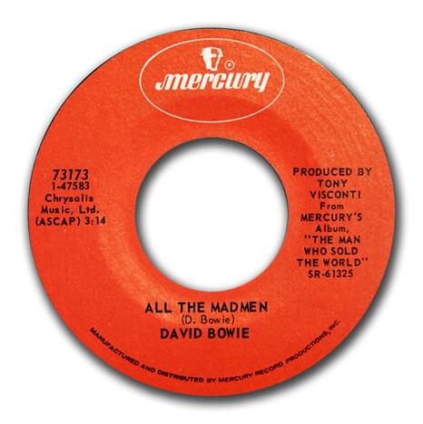 Album cover art for "All The Madmen (Mono Single Edit)" by David Bowie