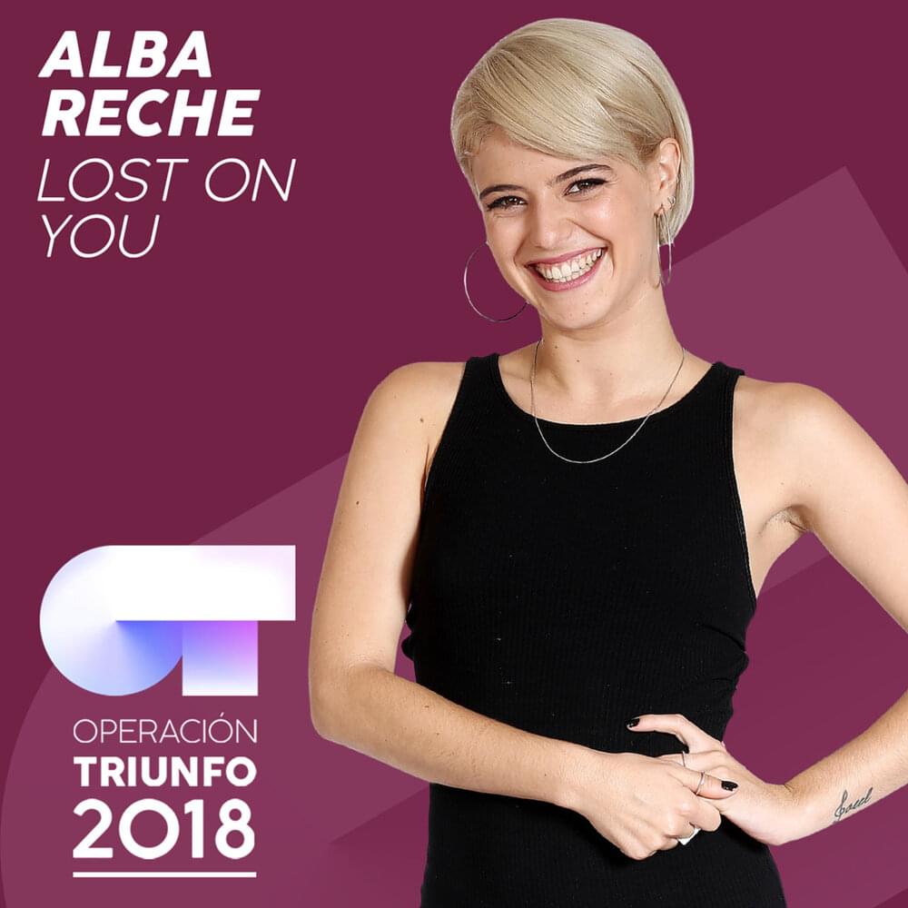 Album cover art for "Lost On You" by Operación Triunfo 2018 & Alba Reche
