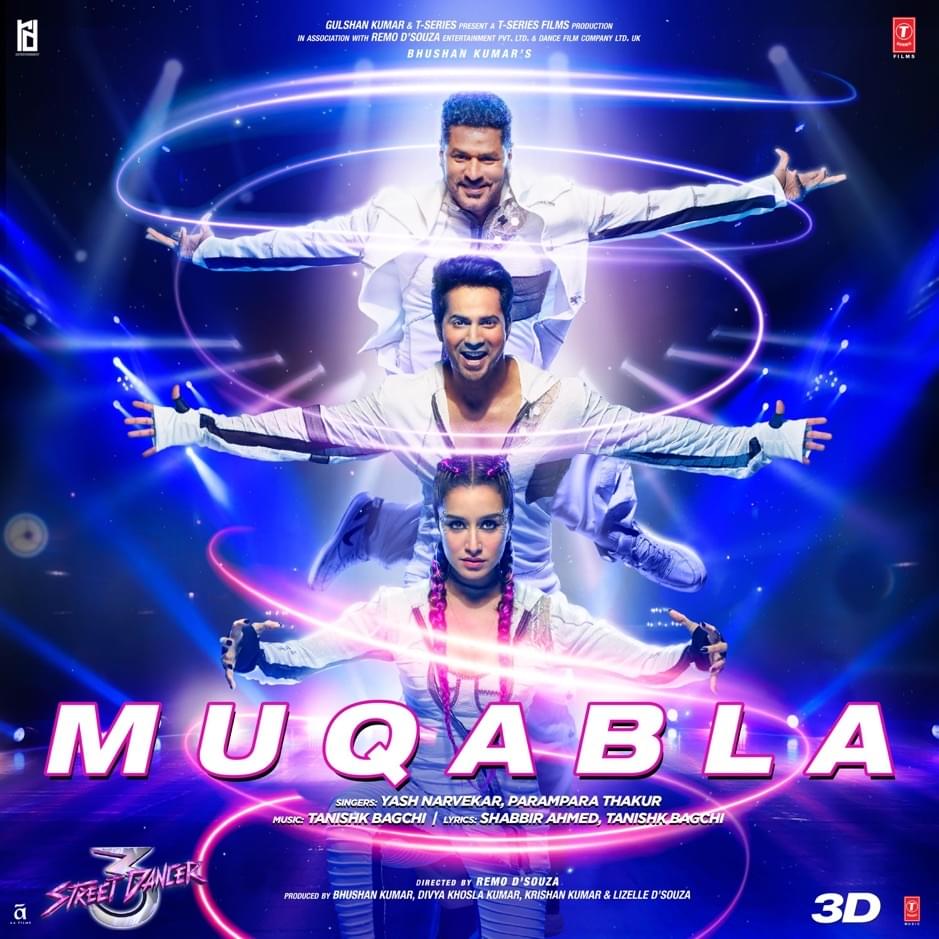 Album cover art for "Muqabla" by Yash Narvekar