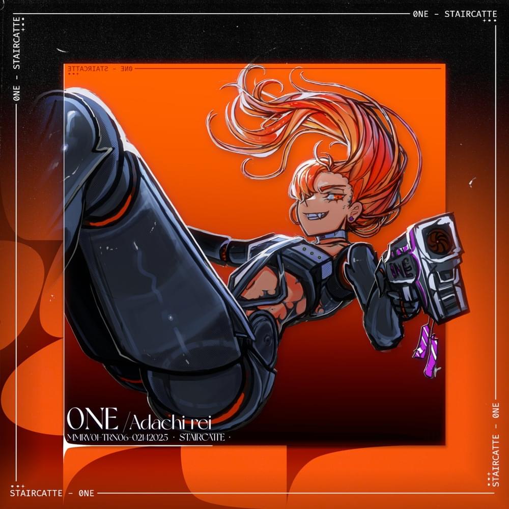 Album cover art for "0NE" by Staircatte & 足立レイ (Adachi Rei)