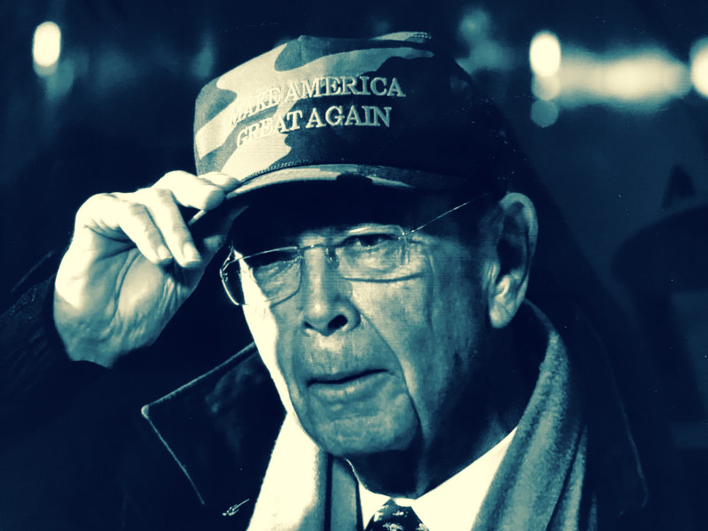 Album cover art for "Wilbur Ross" by Tim Heidecker