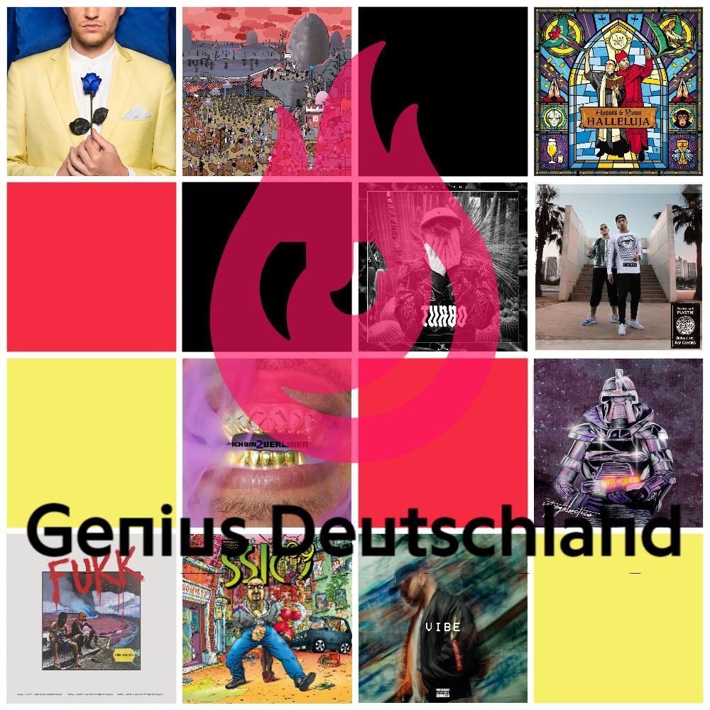 Album cover art for "Die 10 besten Alben aus 2016" by Genius Deutschland